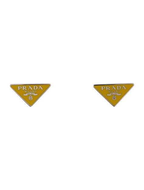 prada symbole stud earrings